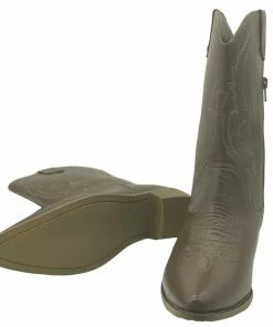 Kickfootwear Kitty Western Leather Womens Cowboy Boots - Brown