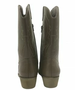 Kickfootwear Kitty Western Leather Womens Cowboy Boots - Brown