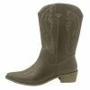 Kickfootwear Kitty Western Leather Womens Cowboy Boots - Brown