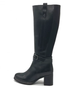 Kickfootwear WOMENS NEW Luna Leather Black Long Riding Boots