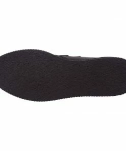 KICK FOOTWEAR Mens Rebel Black & White Leather Creepers