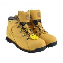 Kickfootwear Groundwork Leather Comfort Safety Boots - Tan GR66 2 Kickfootwear Groundwork Leather Comfort Safety Boots - Tan GR66