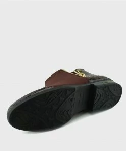 Kickfootwear Riley Croc Smart Patent Chelsea Boots - Burgundy WOMENS