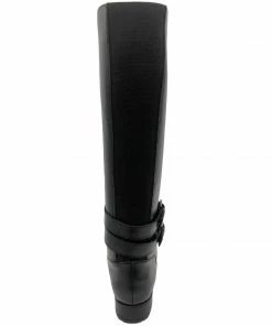 Kickfootwear Black Leather Fur Lined Long Boots