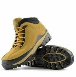 Kickfootwear MENS Groundwork Leather Classic Comfort Safety Boots - Honey