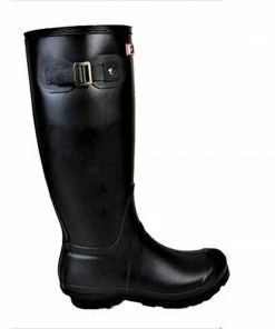Kickfootwear Women's Knee High Wellington Boots Black WOMENS
