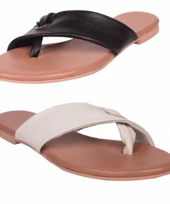 Kickfootwear Leather Comfort Cross Strap Sandals Black White 27 Kickfootwear Leather Comfort Cross Strap Sandals Black White