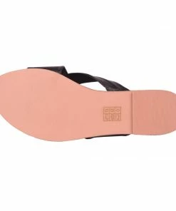 Kickfootwear Leather Comfort Cross Strap Sandals Black White 18 Kickfootwear Leather Comfort Cross Strap Sandals Black White