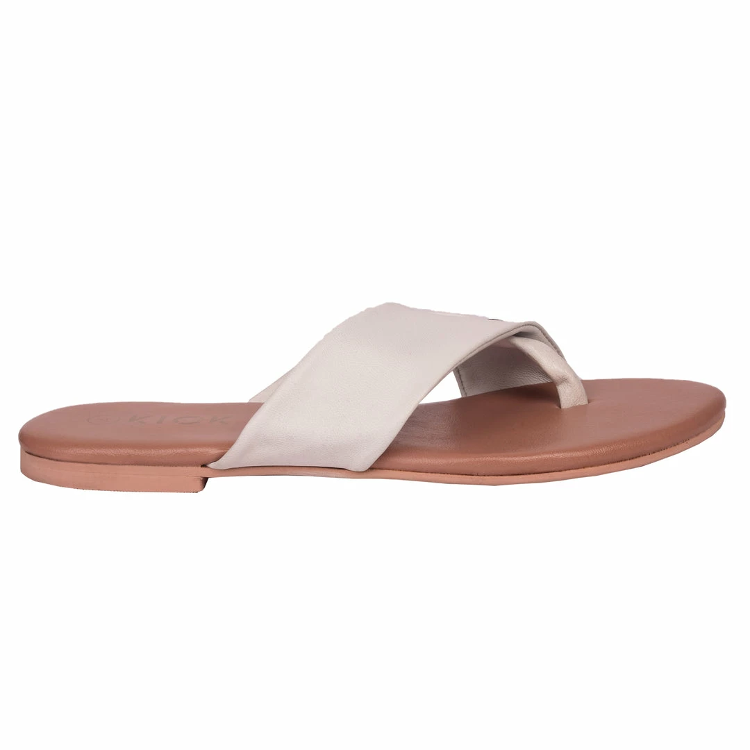 Kickfootwear Leather Comfort Cross Strap Sandals Black White 9 Kickfootwear Leather Comfort Cross Strap Sandals Black White