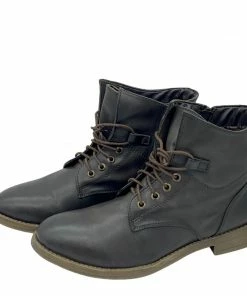 KICK FOOTWEAR WOMENS Blue Suede Embroidery Cowboy Boots