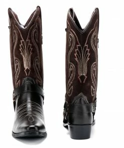 Kickfootwear Duke Brown Suede Cowboy Boots MENS