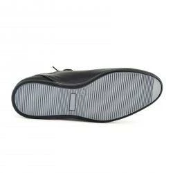 Kickfootwear MENS Giatoma Niccoli Leather Mix Smart Trainers - Black 5 Kickfootwear MENS Giatoma Niccoli Leather Mix Smart Trainers - Black