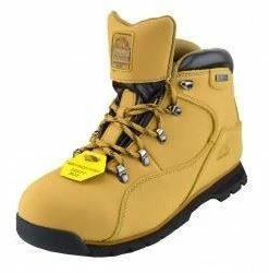 Kickfootwear Groundwork Leather Comfort Safety Boots - Tan GR66 6 Kickfootwear Groundwork Leather Comfort Safety Boots - Tan GR66