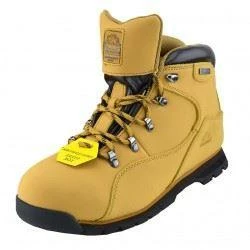 Kickfootwear Groundwork Leather Comfort Safety Boots - Tan GR66 3 Kickfootwear Groundwork Leather Comfort Safety Boots - Tan GR66