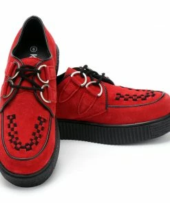 Kickfootwear Women's Riot Red Creepers WOMENS