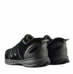Kickfootwear MENS Groundwork Lightweight Steel Toe Safety Trainers - Black