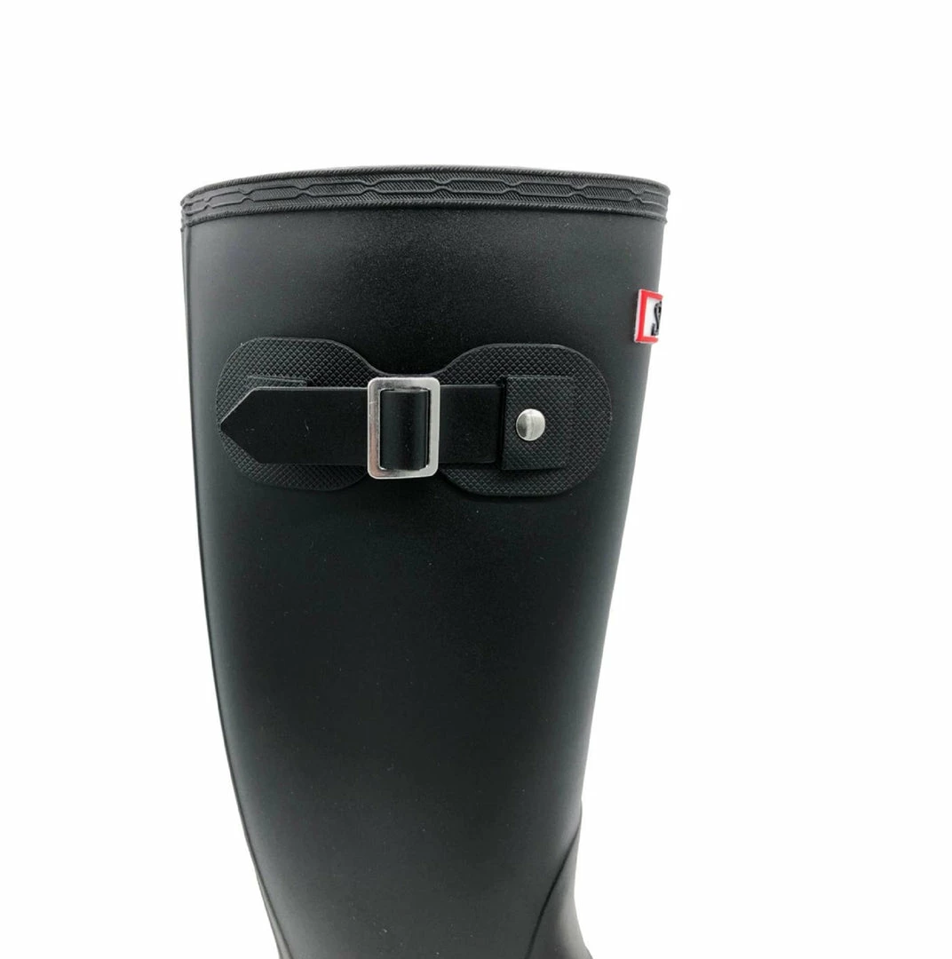 Kickfootwear Women's Knee High Wellington Boots Black WOMENS 8 Kickfootwear Women's Knee High Wellington Boots Black WOMENS