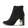 Kickfootwear Alba Soft Metallic Heel Boots - Black