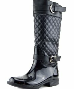 Kickfootwear WOMENS Knee High Double Buckle Wellington Boots