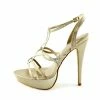 Kickfootwear Nude Platform Party Sandals