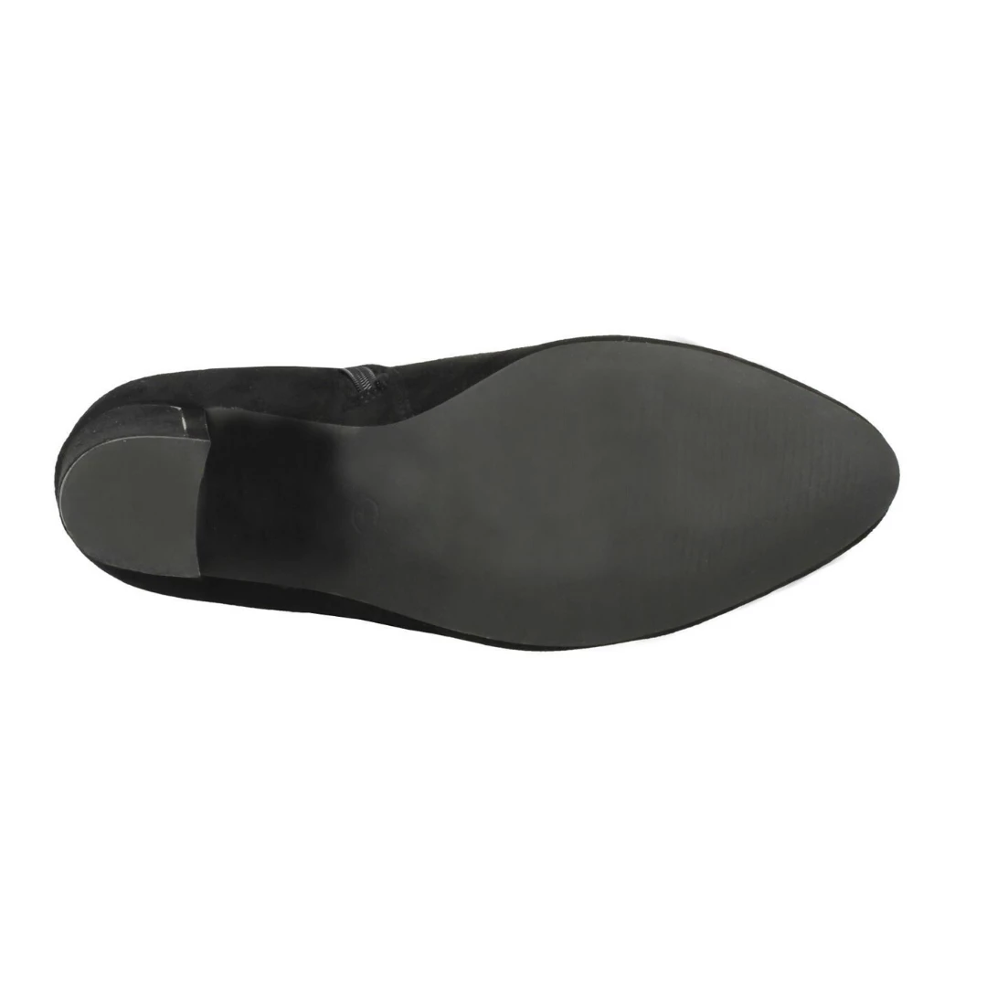 KICK FOOTWEAR WOMENS Lola Tie Black Heeled Boots 6 KICK FOOTWEAR WOMENS Lola Tie Black Heeled Boots