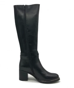 Kickfootwear WOMENS NEW Luna Leather Black Long Riding Boots