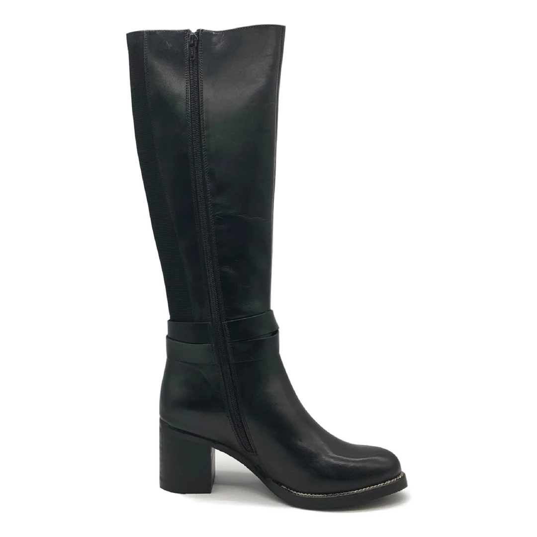 Kickfootwear WOMENS NEW Luna Leather Black Long Riding Boots 2 Kickfootwear WOMENS NEW Luna Leather Black Long Riding Boots