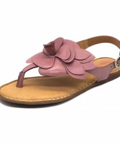 Kickfootwear Flower Design Flat Leather Sandals - Black White Pink Yellow WOMENS 29 Kickfootwear Flower Design Flat Leather Sandals - Black White Pink Yellow WOMENS