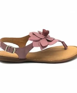 Kickfootwear Flower Design Flat Leather Sandals - Black White Pink Yellow WOMENS 32 Kickfootwear Flower Design Flat Leather Sandals - Black White Pink Yellow WOMENS