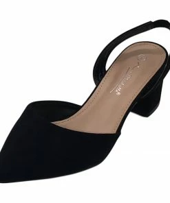 Kickfootwear WOMENS Women Ankle Strap Mild Block Heels Shoes 90067