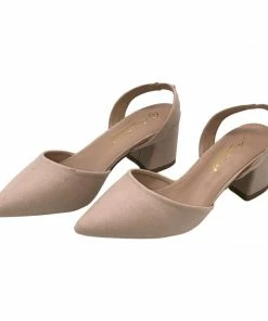 Kickfootwear WOMENS Women Ankle Strap Mild Block Heels Shoes 90067