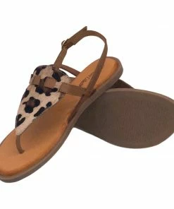 Kickfootwear Flat Leather Zebra Leopard Animal Sandals 14 Kickfootwear Flat Leather Zebra Leopard Animal Sandals