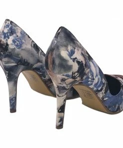 Kickfootwear WOMENS Printed Satin Party Court Stiletto Shoes - F90026 14 Kickfootwear WOMENS Printed Satin Party Court Stiletto Shoes - F90026