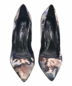 Kickfootwear WOMENS Printed Satin Party Court Stiletto Shoes - F90026 16 Kickfootwear WOMENS Printed Satin Party Court Stiletto Shoes - F90026