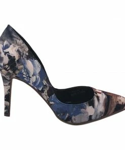 Kickfootwear WOMENS Printed Satin Party Court Stiletto Shoes - F90026 17 Kickfootwear WOMENS Printed Satin Party Court Stiletto Shoes - F90026
