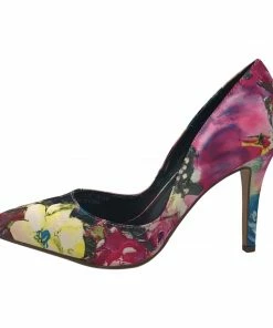 Kickfootwear WOMENS Printed Satin Party Court Stiletto Shoes - F90026 22 Kickfootwear WOMENS Printed Satin Party Court Stiletto Shoes - F90026