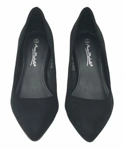 Kickfootwear Smart Faux Suede Kitten Heel Court Shoes Women's Heels