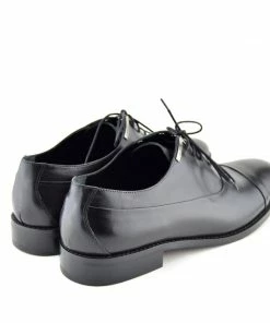 Kickfootwear MENS Giatoma Niccoli Leather Oxford Trim Shoes - Black 9 Kickfootwear MENS Giatoma Niccoli Leather Oxford Trim Shoes - Black