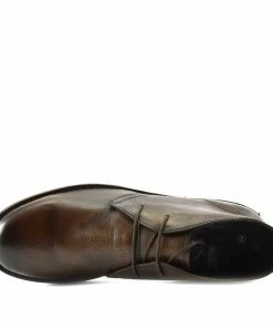 Kickfootwear MENS Finsbury Leather Desert Chelsea Boots - Brown 8 Kickfootwear MENS Finsbury Leather Desert Chelsea Boots - Brown