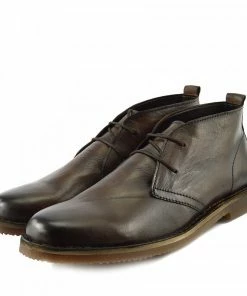 Kickfootwear MENS Finsbury Leather Desert Chelsea Boots - Brown 9 Kickfootwear MENS Finsbury Leather Desert Chelsea Boots - Brown