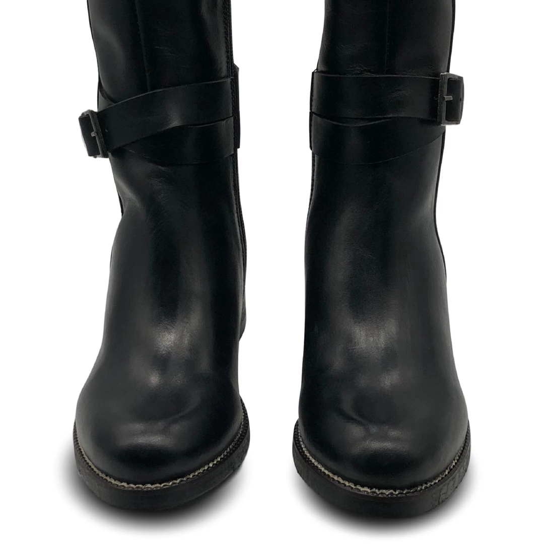 Kickfootwear WOMENS NEW Luna Leather Black Long Riding Boots 3 Kickfootwear WOMENS NEW Luna Leather Black Long Riding Boots