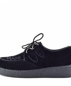 Kickfootwear Mens Rebel Black Suede Creepers