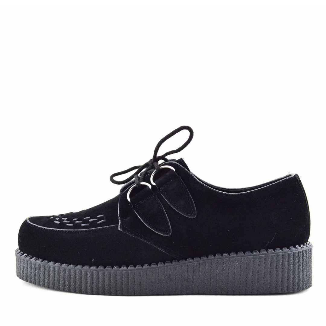 Kickfootwear Mens Rebel Black Suede Creepers 1 Kickfootwear Mens Rebel Black Suede Creepers