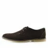Kickfootwear Casual Faux Suede Lace Up Shoes - Brown MENS