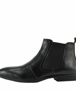 Kickfootwear Empire Leather Chelsea Boots - Black MENS