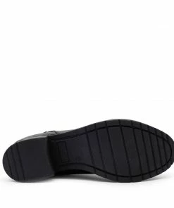 Kickfootwear WOMENS York Leather Chelsea Black Buckle Boots - 1006 11 Kickfootwear WOMENS York Leather Chelsea Black Buckle Boots - 1006