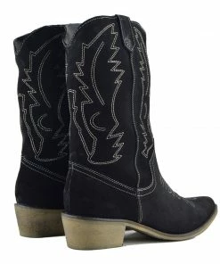 Kickfootwear WOMENS Kitty Black Suede Cowboy Boots 6 Kickfootwear WOMENS Kitty Black Suede Cowboy Boots