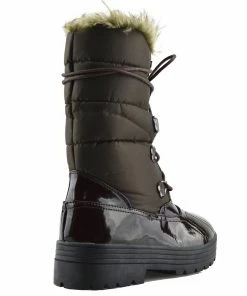 Kickfootwear Aspen Short Snow Grip Sole Lined Boots - Brown WOMENS 6 Kickfootwear Aspen Short Snow Grip Sole Lined Boots - Brown WOMENS