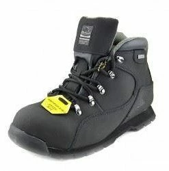 Kickfootwear Groundwork Leather Comfort Safety Boots - Black GR66 MENS