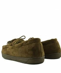 Kickfootwear Winter Moccasin Faux Sheepskin Slippers - Brown 9 Kickfootwear Winter Moccasin Faux Sheepskin Slippers - Brown